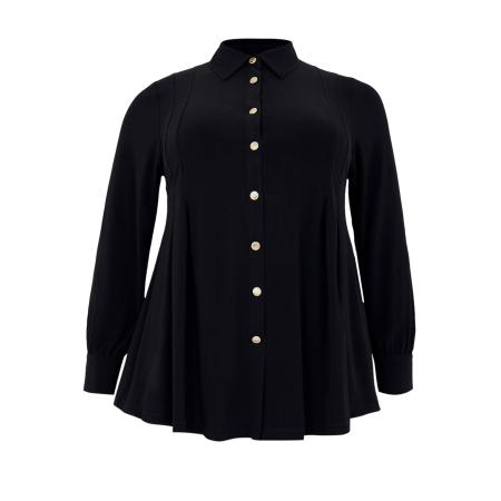 Yoek YOEK Blouse zwart