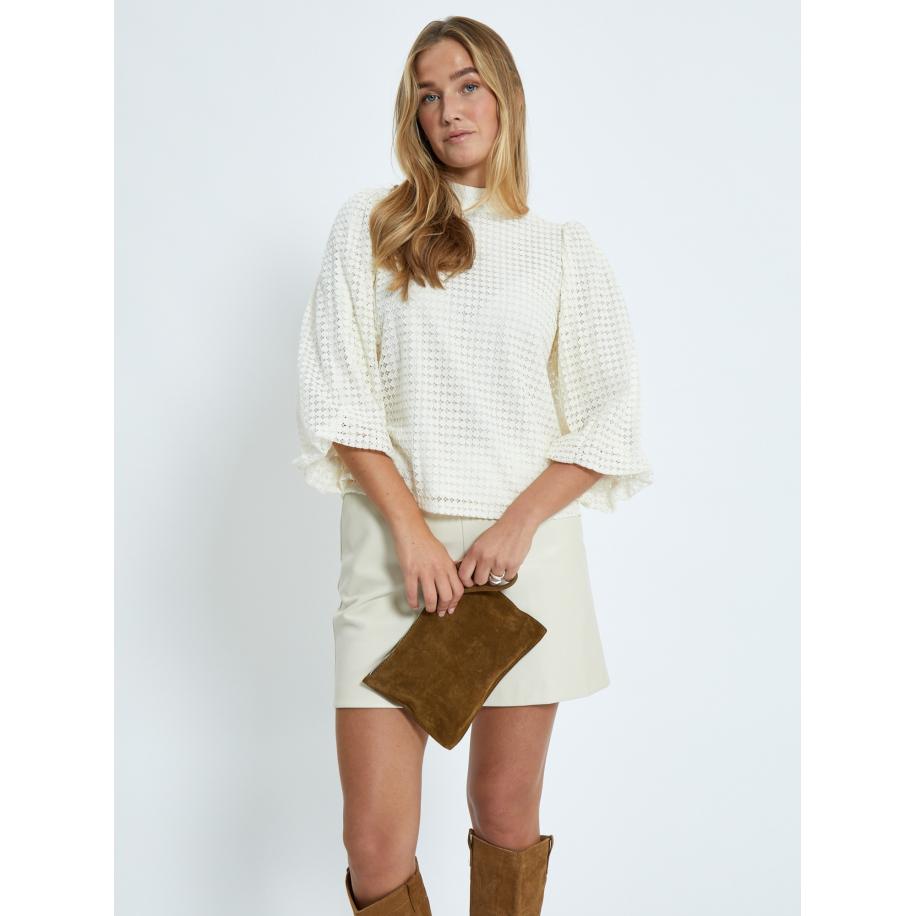 Minus minus Blouse Fiora crème -