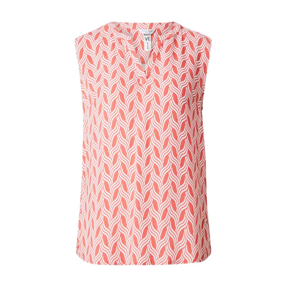 ZABAIONE ZABAIONE Blouse Iv44anka donkeroranje / wit -