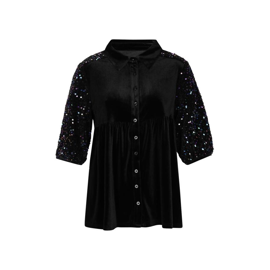 NAEMI NAEMI Blouse zwart -