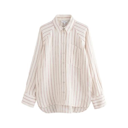 Next Next Blouse bruin / offwhite