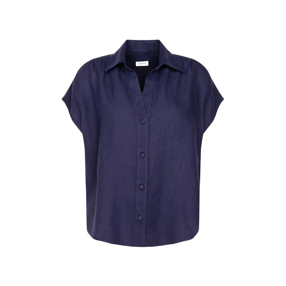 Seidensticker SEIDENSTICKER Blouse Schwarze Rose marine -