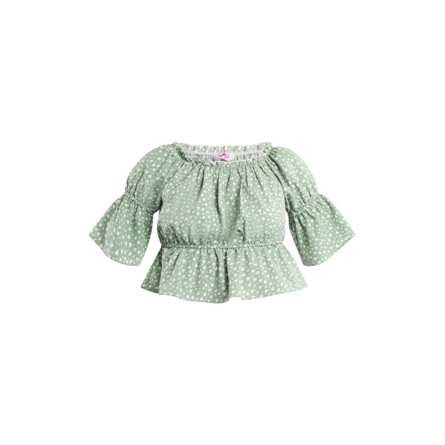 MYMO MYMO Blouse groen / wit -