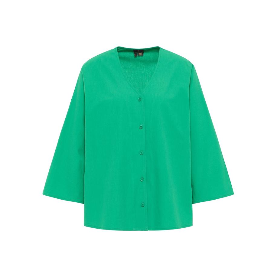 DreiMaster DreiMaster Klassik Blouse smaragd -