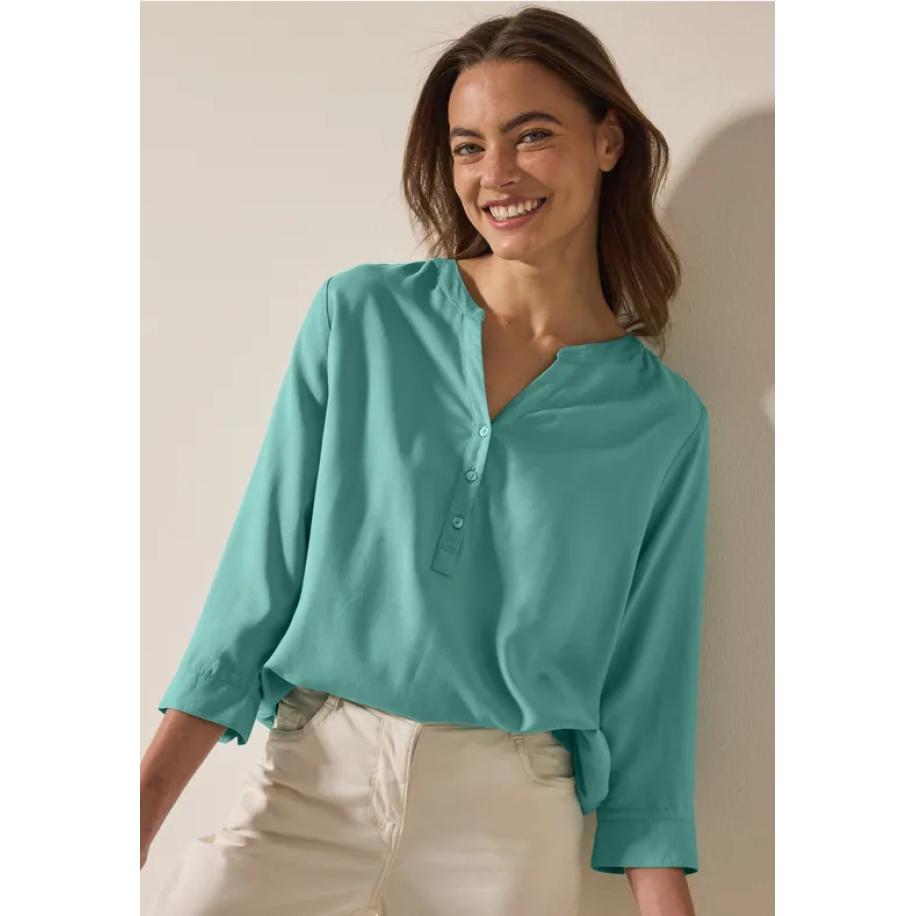 CECIL Tuniek in effen kleur Groen