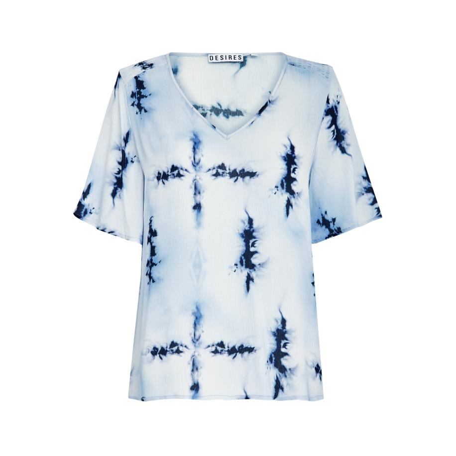 Desires DESIRES Blouse Bina marine / pastelblauw -
