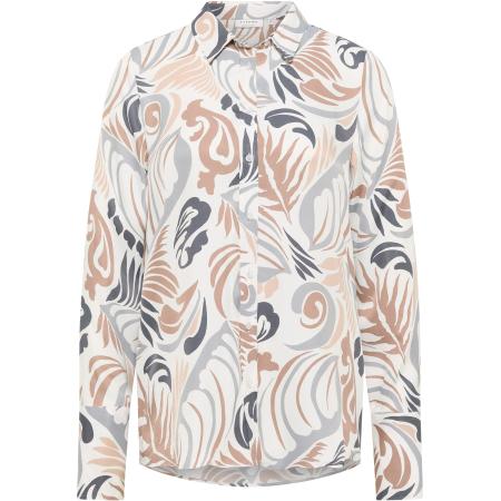 Eterna ETERNA Blouse beige / zilver / wit