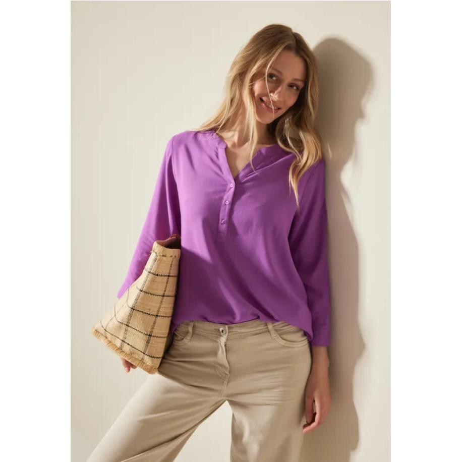 CECIL Tuniek in effen kleur Paars