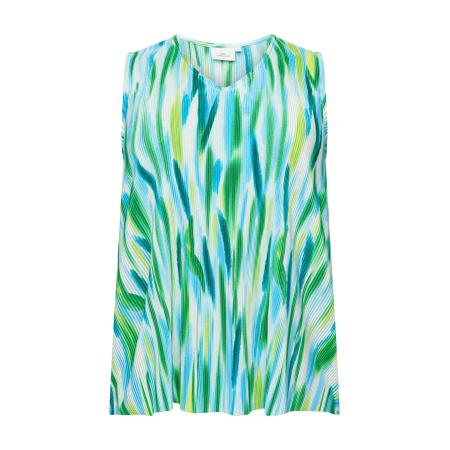 Only Carmakoma ONLY Carmakoma Blouse LISSETA blauw / groen / wit