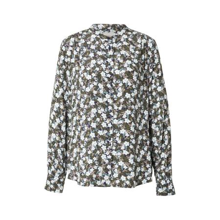 Gant GANT Blouse ecru / enziaan / olijfgroen / wit