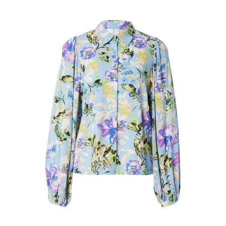 YAS YAS Blouse YASAsina lichtblauw / geel / lichtgroen / lila