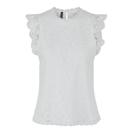 PIECES Blouse PCOLLINE wit
