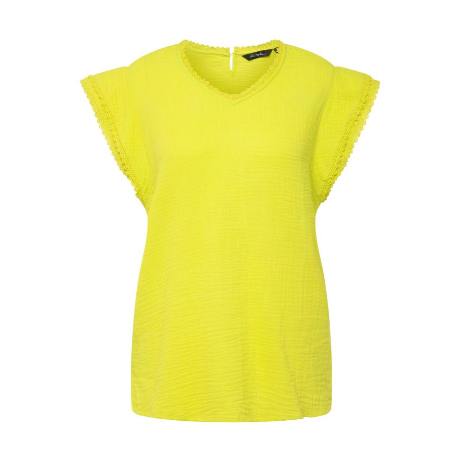 Ulla Popken Ulla Popken Blouse geel -