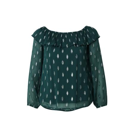 ABOUT YOU ABOUT YOU Blouse Jolanda donkergroen