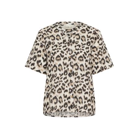 Cream Cream Blouse CRBellis lichtbeige / cappuccino / donkerbruin