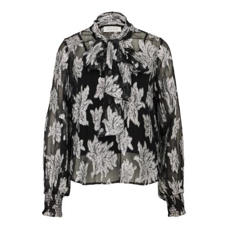 Guido Maria Kretschmer Guido Maria Kretschmer Women Blouse Fina zwart / zilver