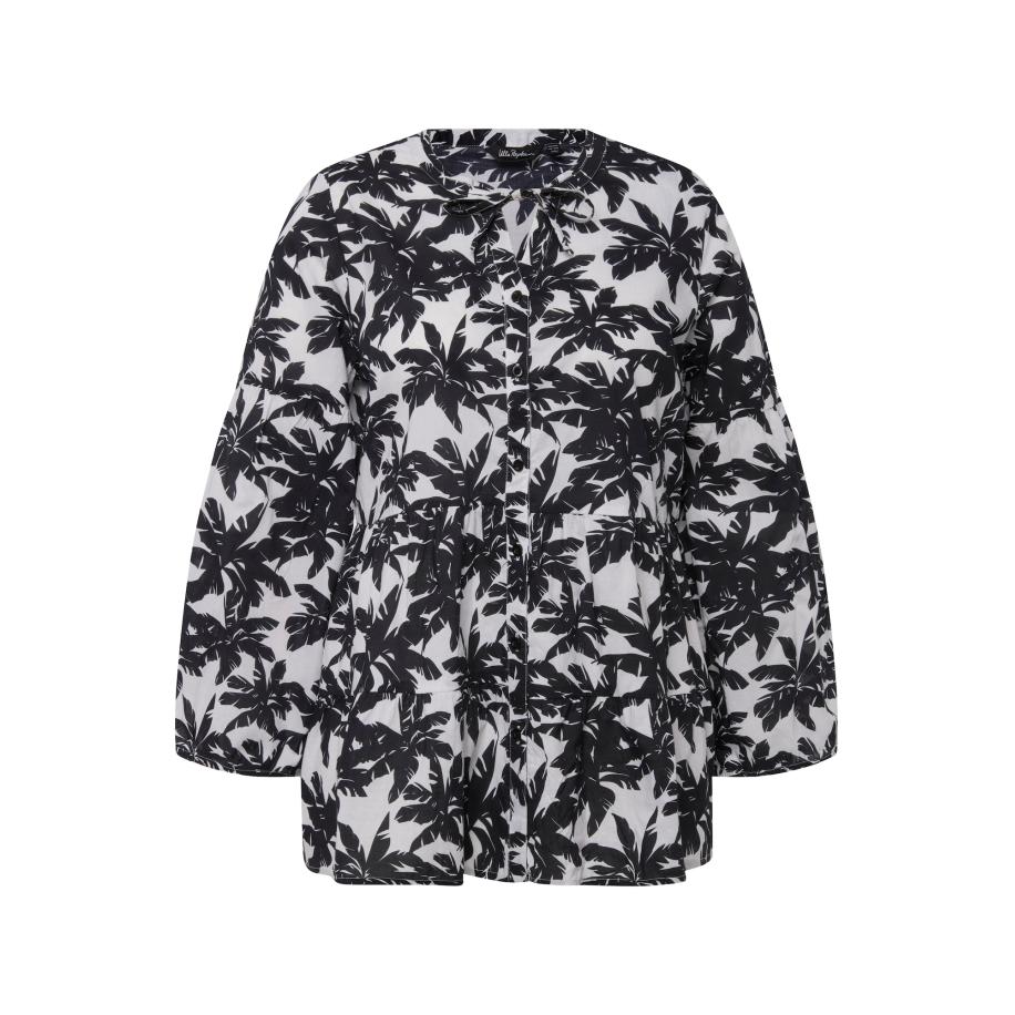 Ulla Popken Ulla Popken Blouse zwart / wit -