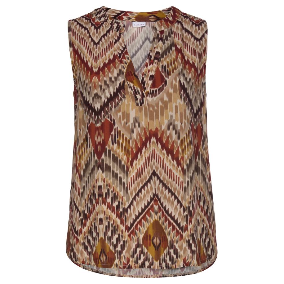 Lascana LASCANA Blouse beige / bruin / roestbruin / mosterd -