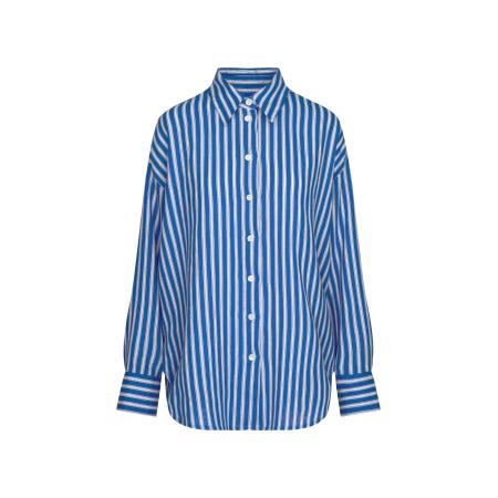 SEIDENSTICKER Blouse blauw / wit