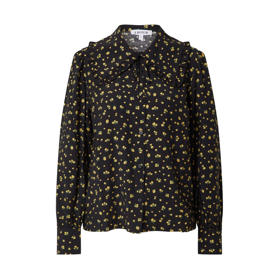 EDITED EDITED Blouse Rosalie geel / groen / zwart -