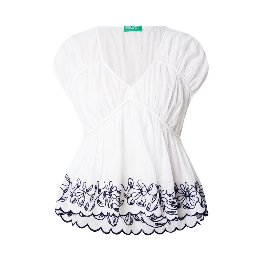 United Colors of Benetton UNITED COLORS OF BENETTON Blouse navy / wit -