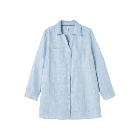 SHEEGO Blouse lichtblauw