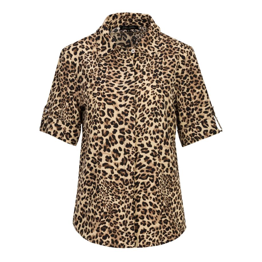 Dine'n'Dance DinenDance Blouse Yvette beige / bruin -