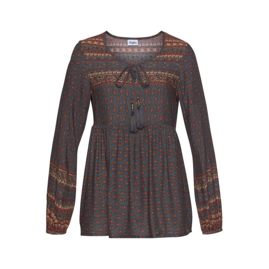 Buffalo BUFFALO Tuniek indigo / bruin / groen -