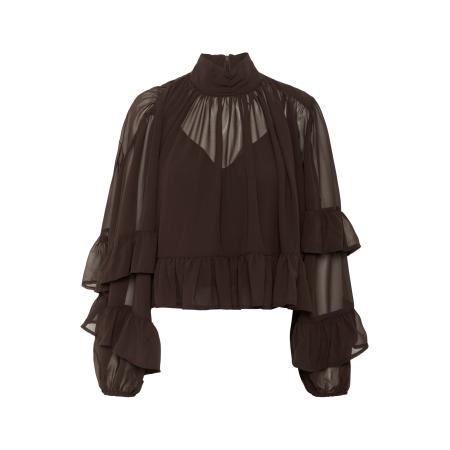 Gestuz Gestuz Blouse GZMio donkerbruin