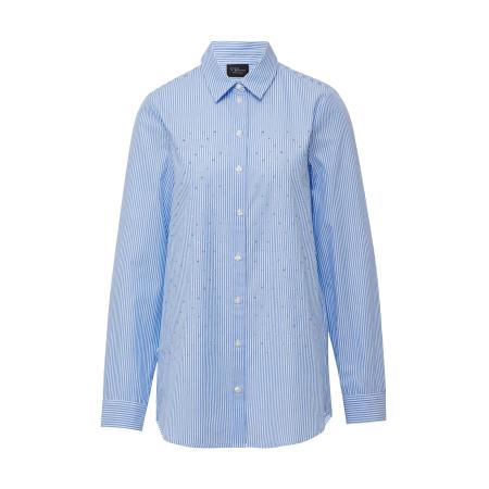 s.Oliver BLACK LABEL Blouse lichtblauw / offwhite