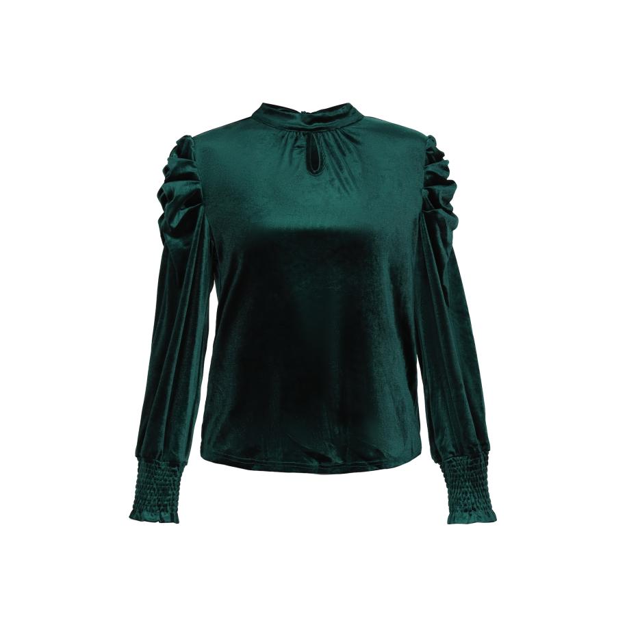 nolie Blouse Fashion Look donkergroen Groen