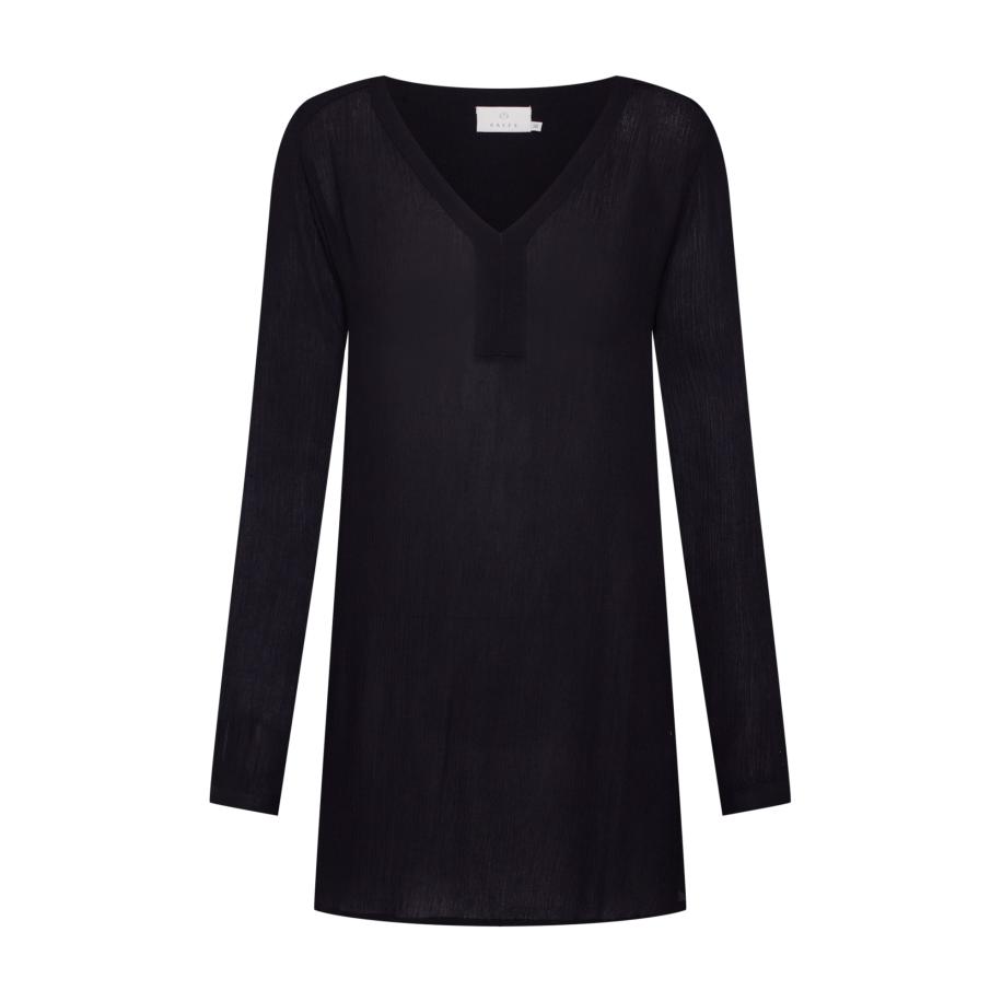Kaffe KAFFE CURVE Tuniek Amber zwart -