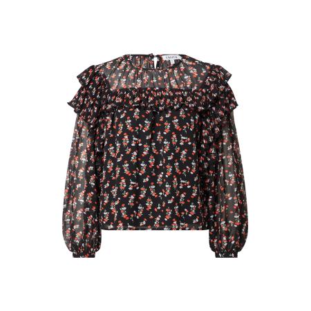 EDITED EDITED Blouse Tatiana gemengde kleuren / rood / zwart