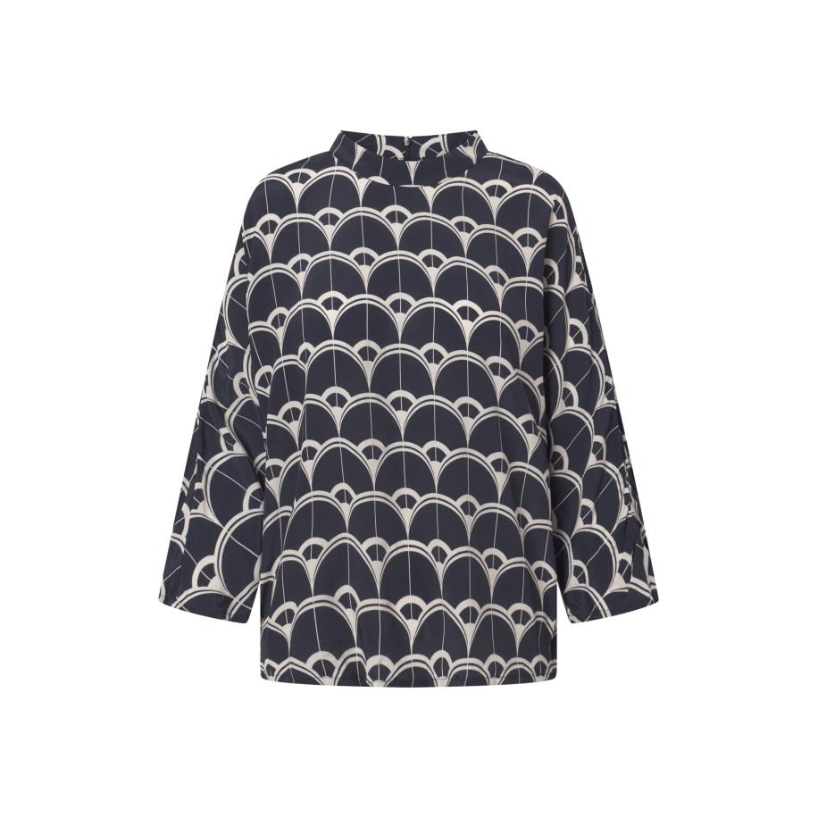 Jascha Stockholm Jascha Stockholm Blouse Mercher beige / zwart -