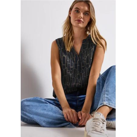 Street One Gedessineerde blouse top