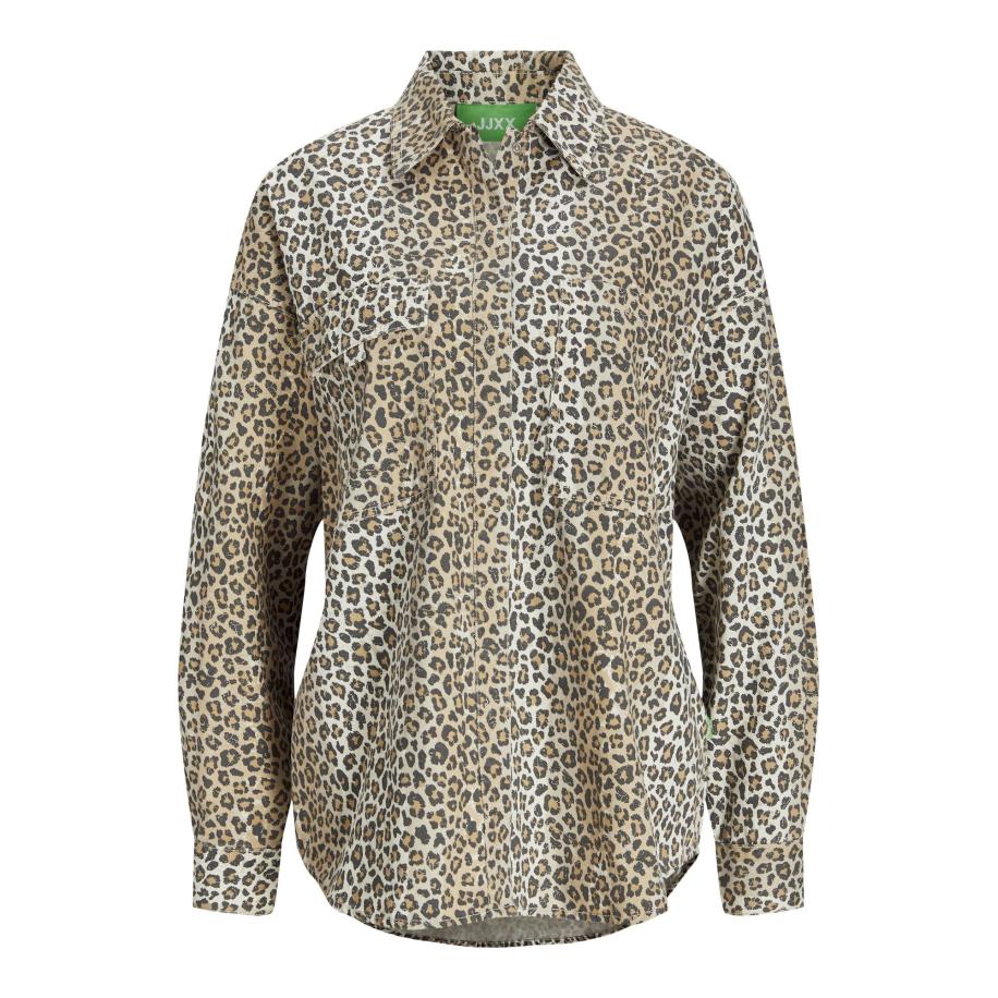 JJXX JJXX Blouse JXBea beige / bruin / zwart -