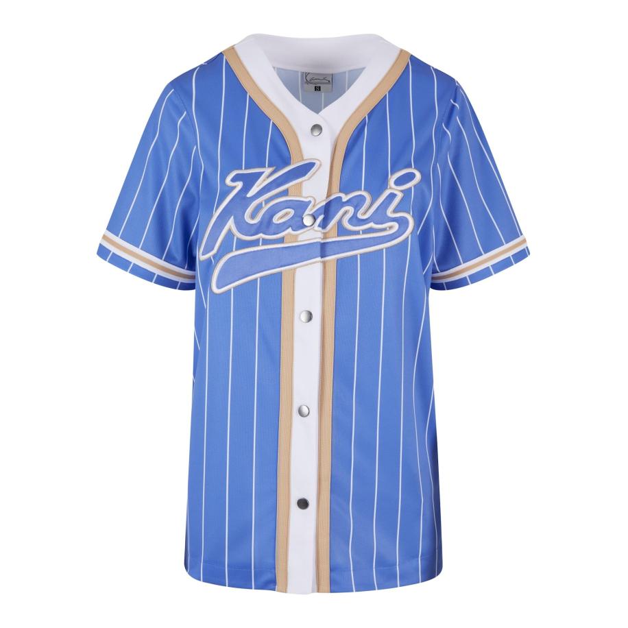 Karl Kani Karl Kani Blouse beige / blauw / wit -