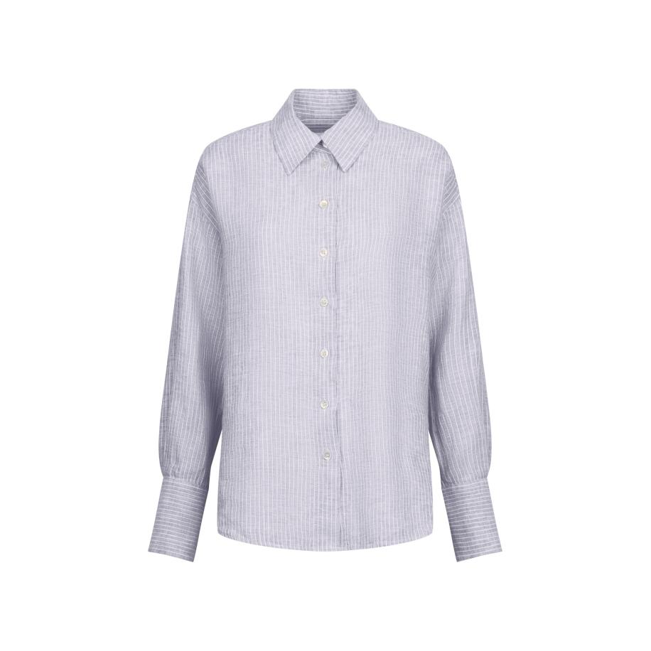 Seidensticker SEIDENSTICKER Blouse Schwarze Rose blauw / wit -