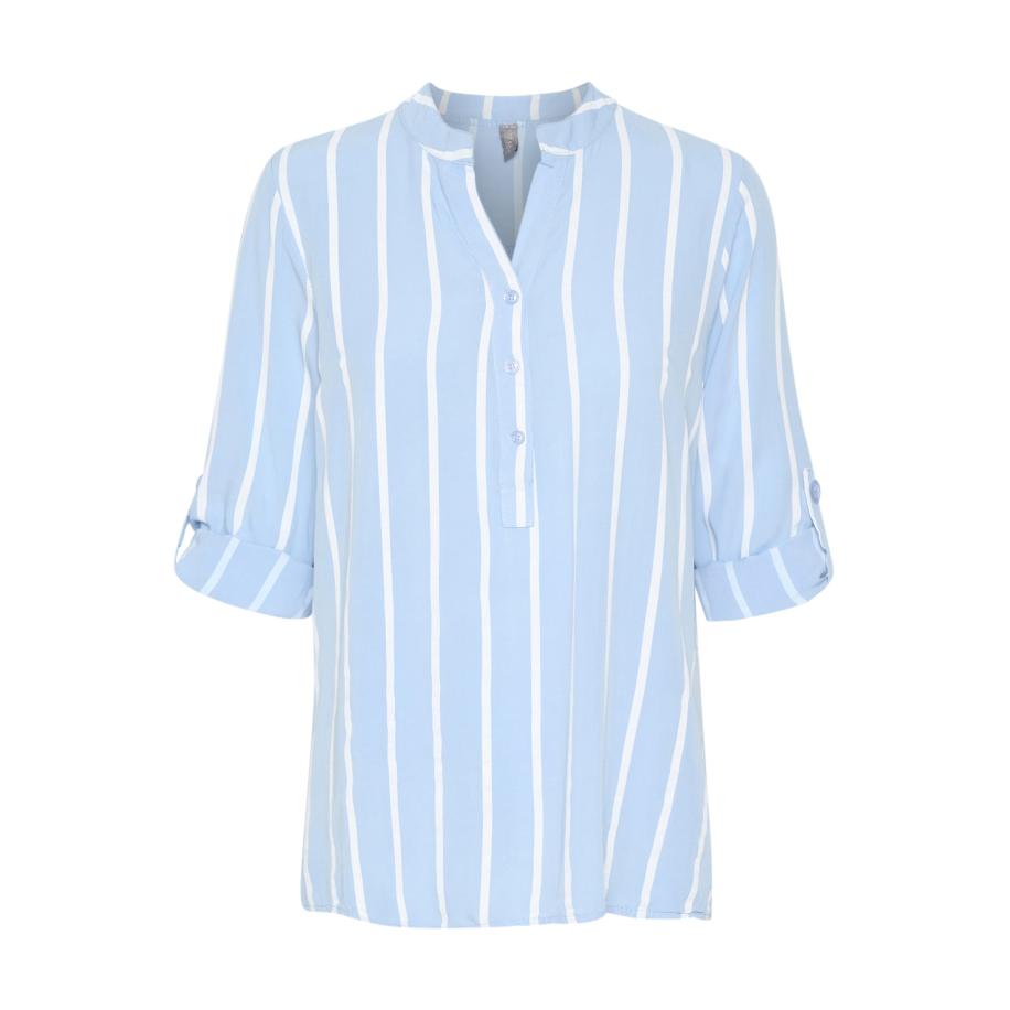 Culture CULTURE Blouse Ditta hemelsblauw / wit -