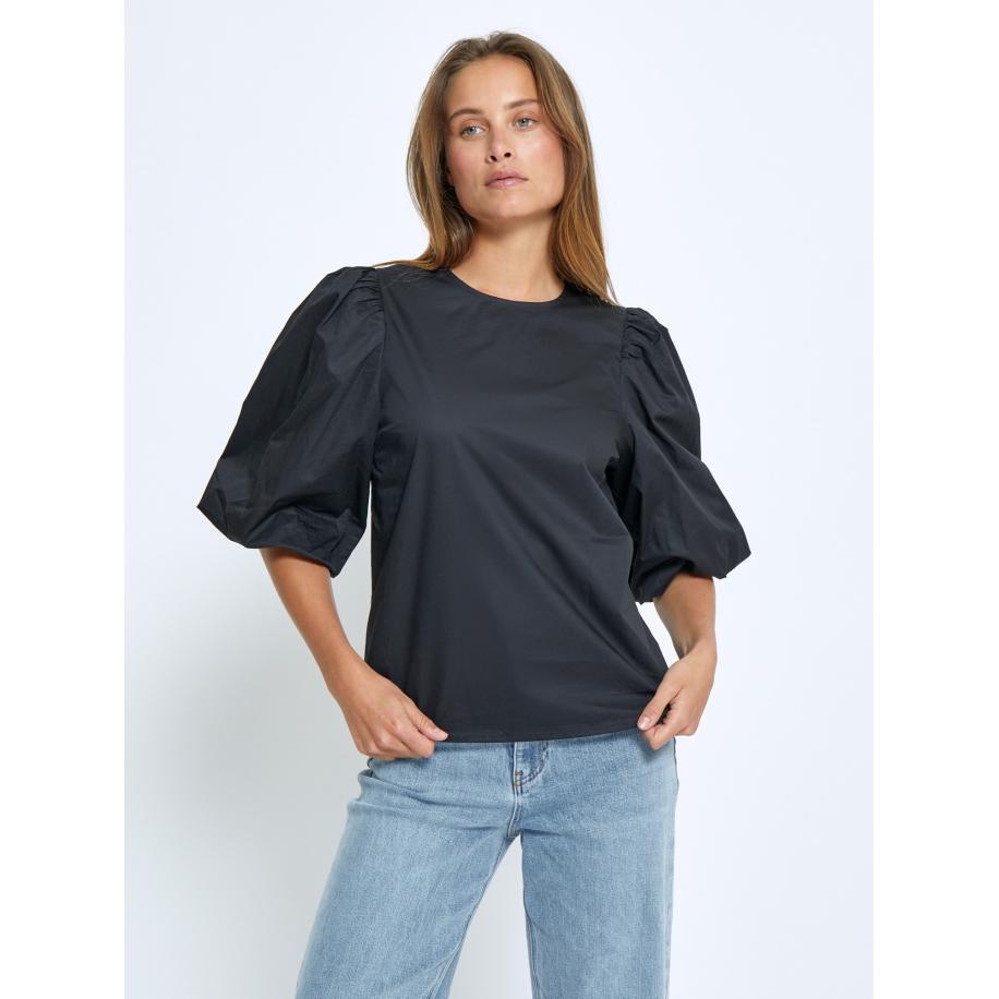 Minus minus Blouse Joa zwart -