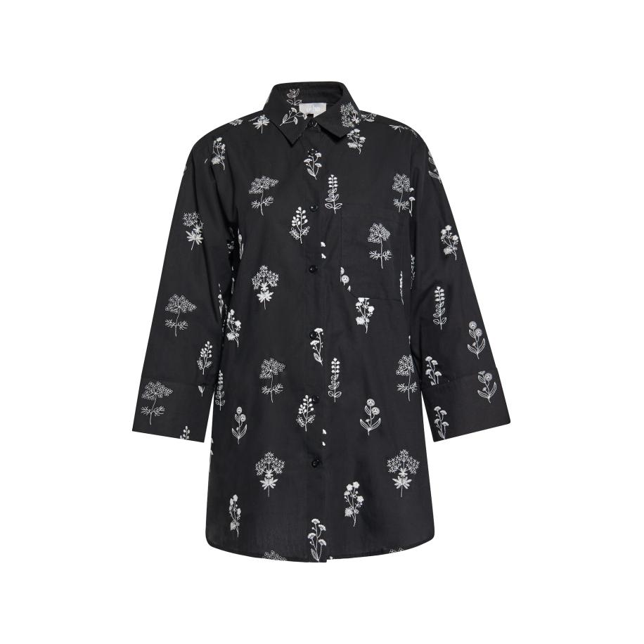 Usha Usha Blouse zwart / wit -