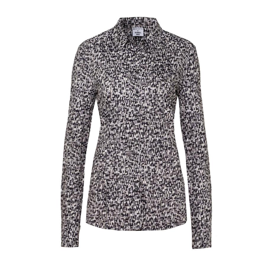 Desoto DESOTO Blouse antraciet / zwart -