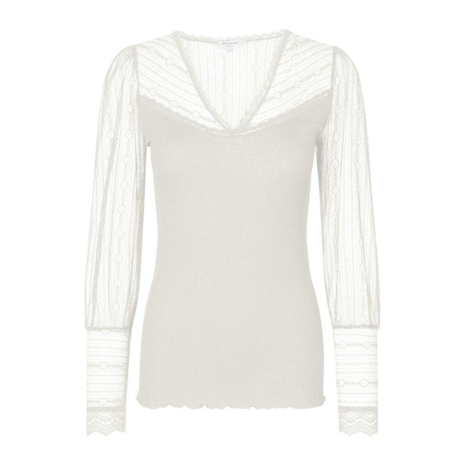 Rosemunde rosemunde Blouse ivoor -