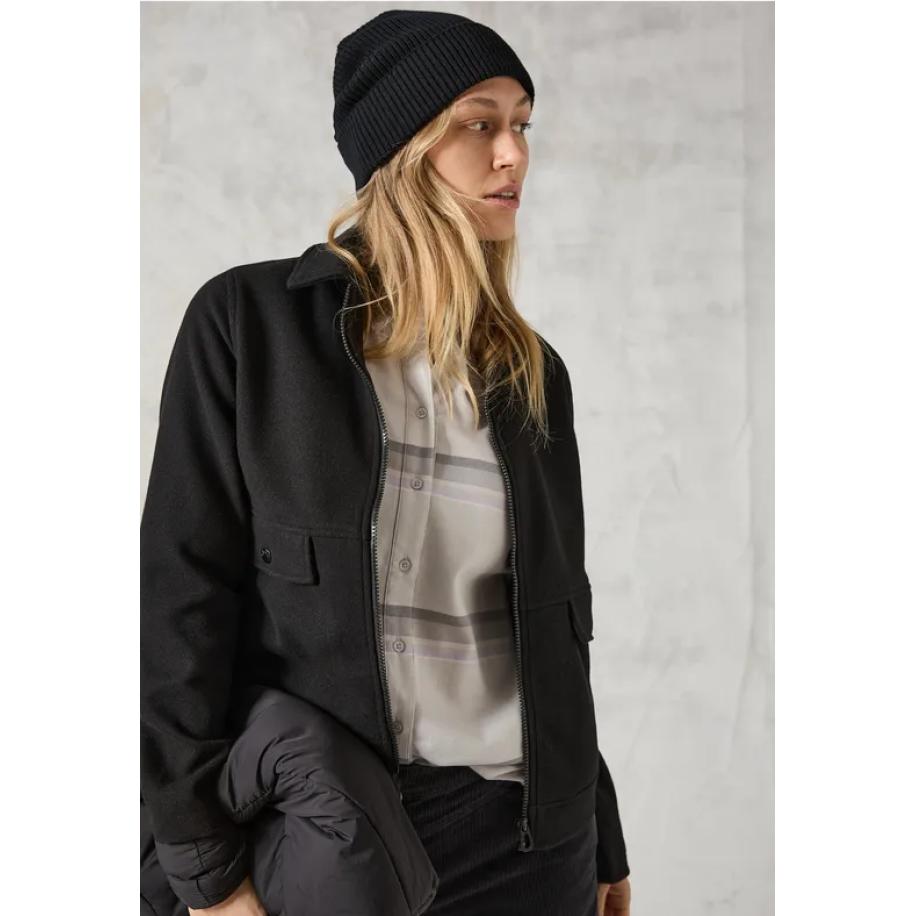 CECIL Geruite blouse Grijs