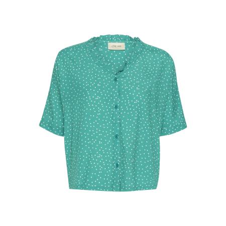 Cream Cream Blouse Tiah jade groen