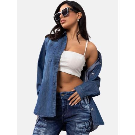 Cipo & Baxx CIPO & BAXX Blouse blauw