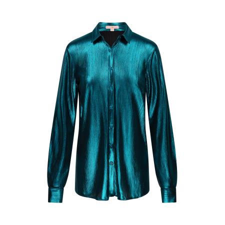 Moda Minx Moda Minx Blouse Shimmering Lights saffier