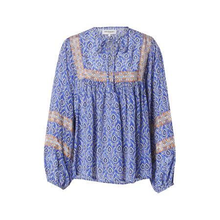 Lollys Laundry Lollys Laundry Blouse Teel blauw / oranje / wit