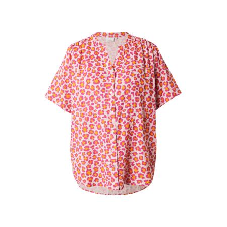 Only Carmakoma ONLY Carmakoma Blouse CARTHYRA oranje / rosé / donkerroze
