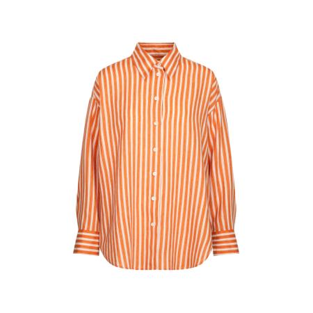 Seidensticker SEIDENSTICKER Blouse Schwarze Rose oranje / wit